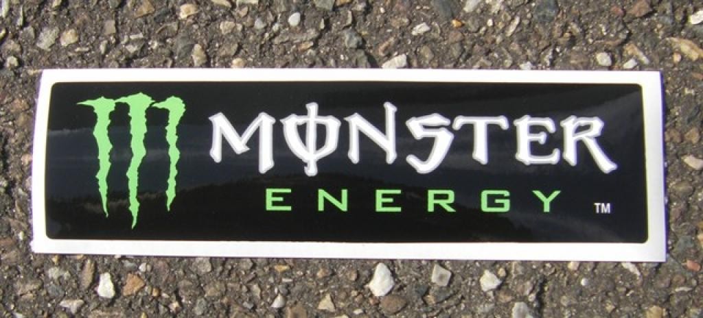 Monster Energy - Sticker/Autocollant Large 20x24cm - MOTOFUN